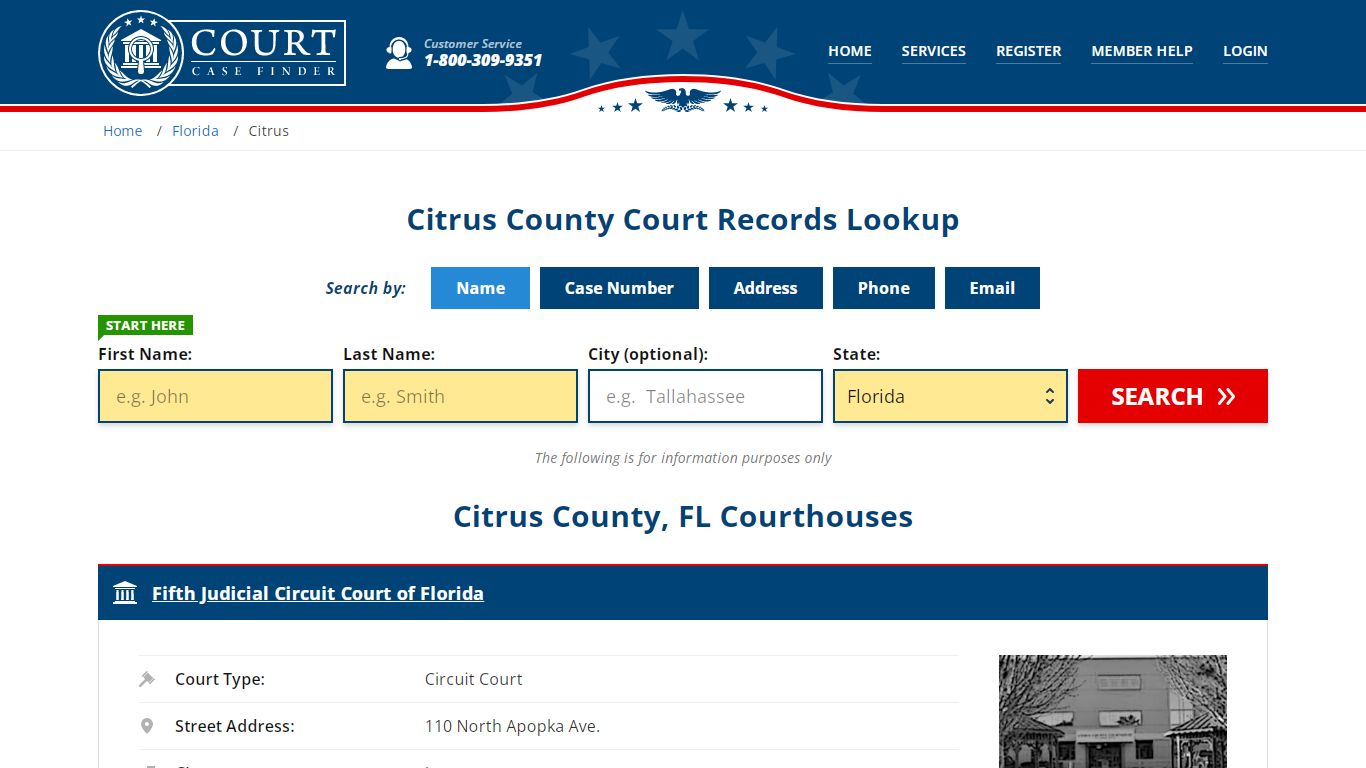 Citrus County Court Records | FL Case Lookup